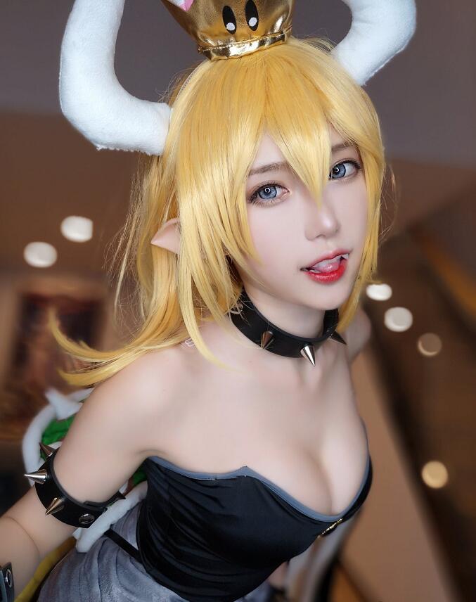 腐团儿cosplay高清库巴姬写真福利 二台男友视角大尺度性感图片